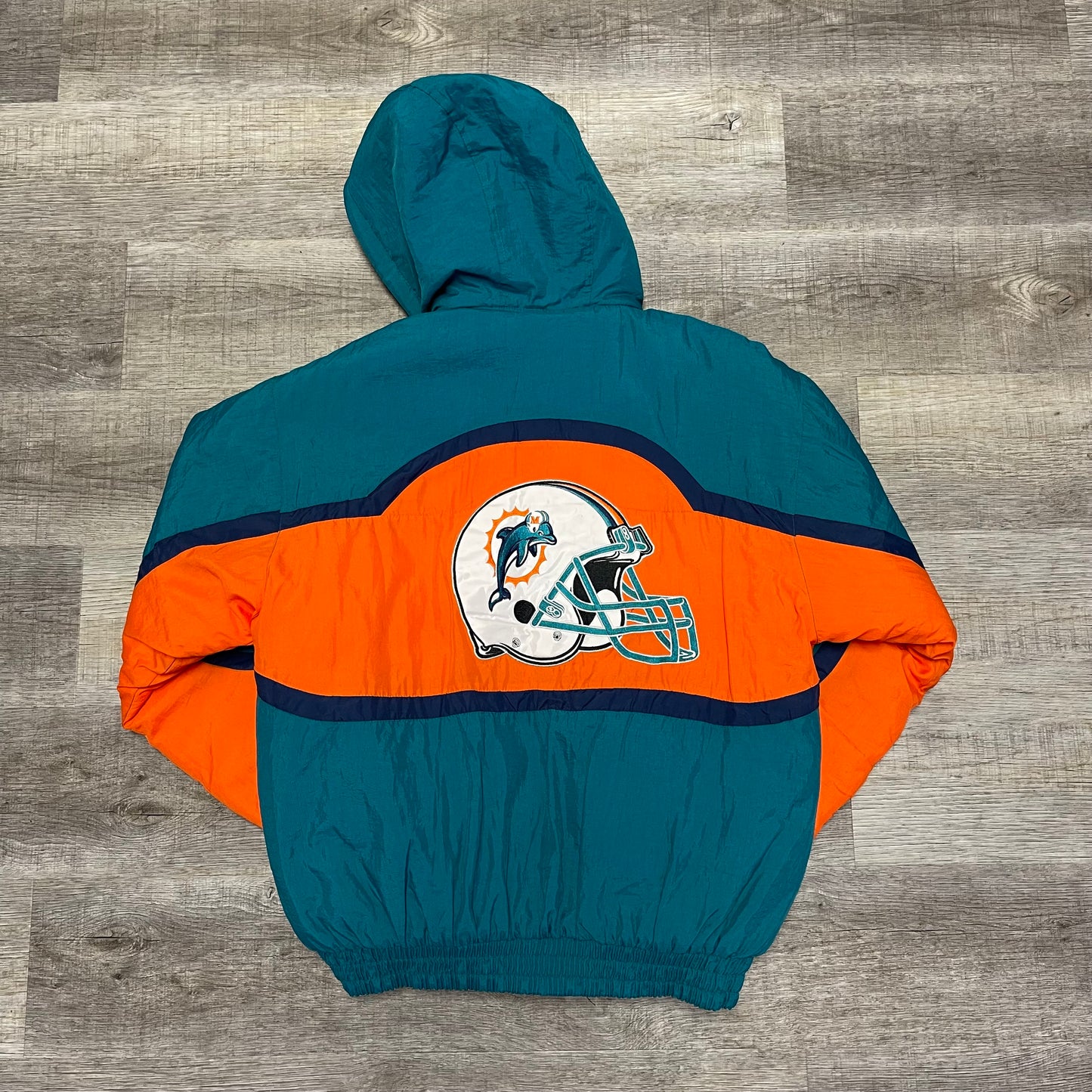 1990s Miami Dolphins Pro Line Logo Athletic Jacket size Medium