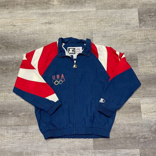 1996 Team USA Olympic Starter Jacket Size Large