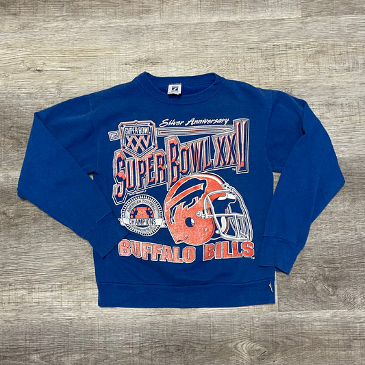 1993 Buffalo Bills Vs NY Giants Super Bowl XXV crew neck size small