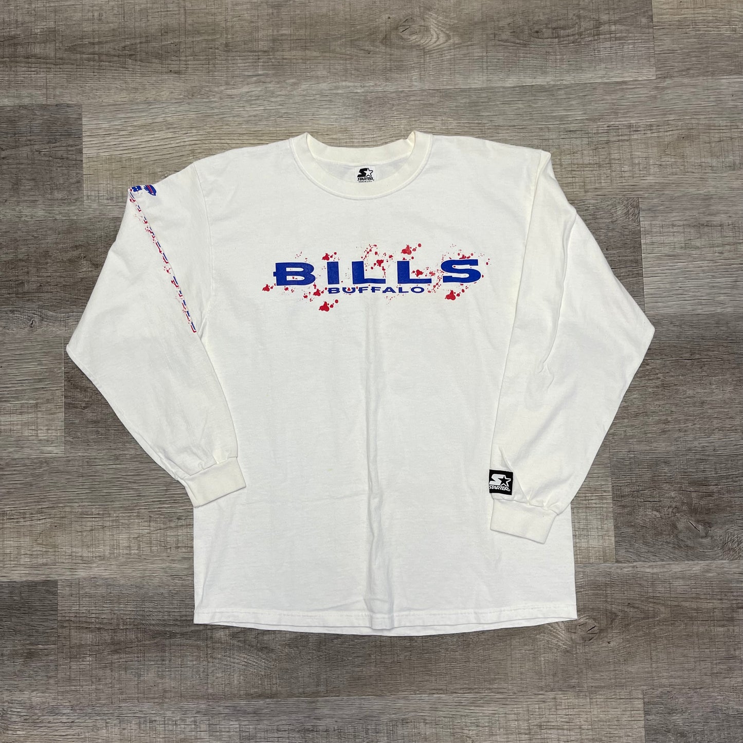 1990s Buffalo Bills Long Sleeve Shirt Size Large Starter Shirt